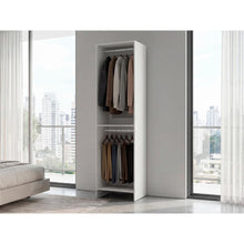 Closet Independiente 30, Blanco, Con 2 amplios compartimentos multiusos ZF