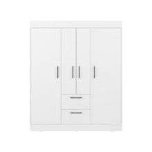 Closet Aura, Blanco Duqueza, Con 4 Puertas y 2 Cajones