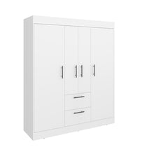 Closet Aura, Blanco Duqueza, Con 4 Puertas y 2 Cajones