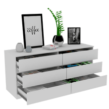 Organizador Azucena, Blanco, con Seis Cajones Deslizables ZF