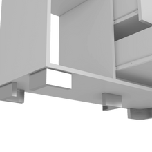 Organizador Karely, Blanco, 4 cajones multiusos deslizables ZF