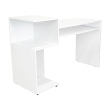 Combo Para Oficina Izan, Blanco, Incluye Escritorio y Biblioteca