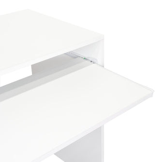 Combo Para Oficina Izan, Blanco, Incluye Escritorio y Biblioteca