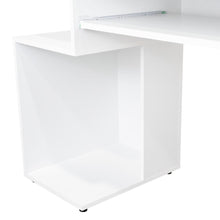 Combo Para Oficina Izan, Blanco, Incluye Escritorio y Biblioteca