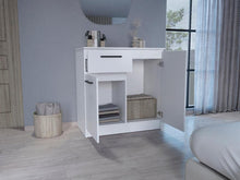 Set de 2 Organizadores Indira, Blanco Duqueza, con Tres Cajones Multiusos Deslizables ZF