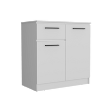 Set de 2 Organizadores Indira, Blanco Duqueza, con Tres Cajones Multiusos Deslizables ZF