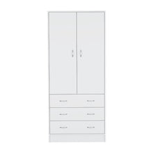 Closet Pilic, Blanco Duqueza, tres cajones con gran capacidad de almacenamiento ZF