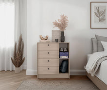 Organizador Havana, Kronos Cotta, con superficie para ubicar objetos decorativos ZF
