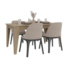 Mesa para Comedor Torino 160, Cartagena, Diseño Moderno, No Incluye Sillas