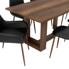 Combo Comedor Sonora, Cobre, Wengue y Café Claro, Incluye Comedor y 6 Sillas