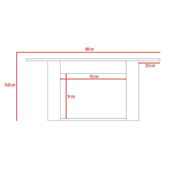 Combo Comedor Sonora, Cobre, Wengue y Café Claro, Incluye Comedor y 6 Sillas