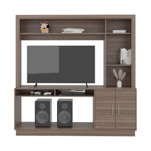 Mesa para Tv Romeo, Avellana, con Espacio Para Televisor para 55 Pulgadas