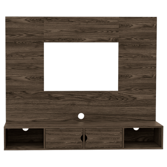 Panel de Tv Hanna, Chocolate, con Espacio Para Televisor de Hasta 60 Pulgadas