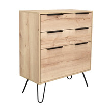 Organizador Ali, Café Claro, con 3 Cajones y Amplio Espacio de Almacenamiento ZF