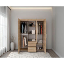 Closet Mercury Lite, Fresno Europeo, Dos Cajones y Tres Tubos Cromados
