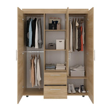 Closet Mercury Lite, Fresno Europeo, Dos Cajones y Tres Tubos Cromados