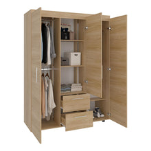 Closet Mercury Lite, Fresno Europeo, Dos Cajones y Tres Tubos Cromados