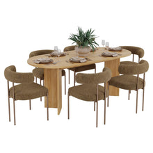 Mesa para Comedor Ted 187, Fresno Europeo, para Seis Puestos, No Incluye Sillas