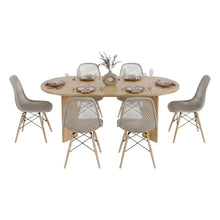 Mesa para Comedor Ted 187, Fresno Europeo, para Seis Puestos, No Incluye Sillas