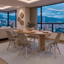 Mesa para Comedor Ted 187, Fresno Europeo, para Seis Puestos, No Incluye Sillas