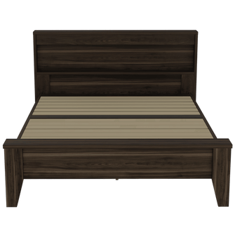 Cama Doble Bursa, Caoba, Incluye Tendido de Tablas