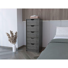Organizador Brasilia, Gris, con cinco cajones multiusos deslizables ZF X2