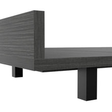 Cama Sencilla Wesley, Gris, con Patas Metálicas