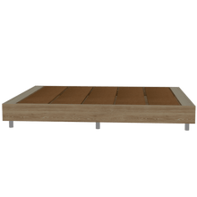 Base Cama Doble Confort, Miel, Incluye Tendido de Tablas Ideal