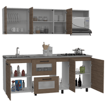 Cocina Integral  Karlot, Miel y Blanco, no incluye mesón