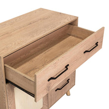 Organizador Natura, Macadamia, con tres cajones y una puerta