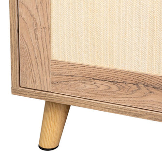 Organizador Natura, Macadamia, con tres cajones y una puerta