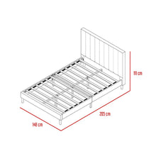Combo Para Habitación Bonie, Incluye Cama Doble y Colchon 140x190