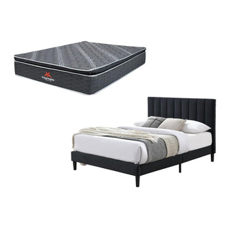 Combo Para Habitación Bender, Incluye Cama Doble y Colchon 140x190