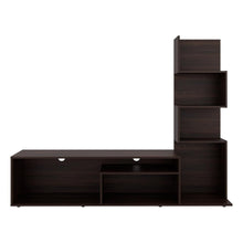 Mesa Para Tv Lugano, Nogal Europeo, Para Televisor Hasta 55 Pulgadas
