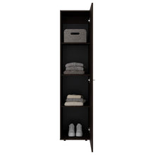Closet Alma, Kronos Nogal, Diseño moderno con entrepaños y puerta ZF