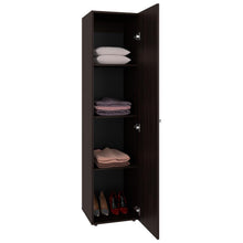 Closet con Espejo Alma, Kronos Nogal, Diseño moderno con entrepaños y puerta ZF