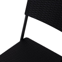 Comedor de Exterior Torino , Negro, Incluye dos Sillas