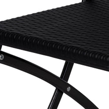 Comedor de Exterior Torino , Negro, Incluye dos Sillas