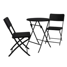 Comedor de Exterior Torino , Negro, Incluye dos Sillas