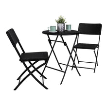 Comedor de Exterior Torino , Negro, Incluye dos Sillas