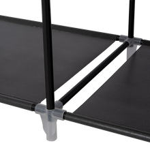 Closet Portátil Jesan, Negro, Variedad de Entrepaños en Tela