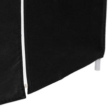 Closet Portátil Jeasken, Negro, Variedad de Entrepaños en Tela
