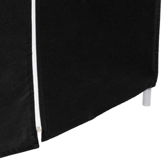 Closet Portátil Jeasken, Negro, Variedad de Entrepaños en Tela