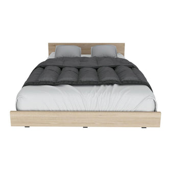 Cama Sencilla Wesley, Beige, Incluye Tendido de Tablones