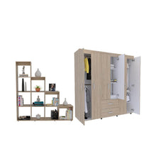 Combo para Habitación Lucania, Incluye Closet y Biblioteca