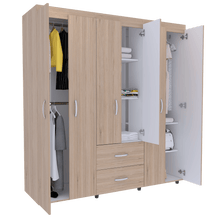 Combo para Habitación Hybrida, Incluye Closet y Mesa de Noche