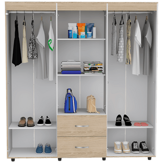 Combo para Habitación Clara Luna, Incluye Closet y Mesa Para Tv