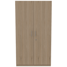 Closet Trade, Beige y Blanco con amplio espacio para almacenamiento y dos tubos para colgar ropa
