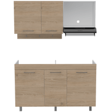 Mueble Multiusos Deneb, Beige y Blanco no incluye mesón