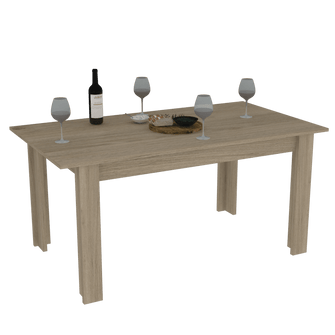 Comedor Estrella, Beige, con Cuatro Sillas